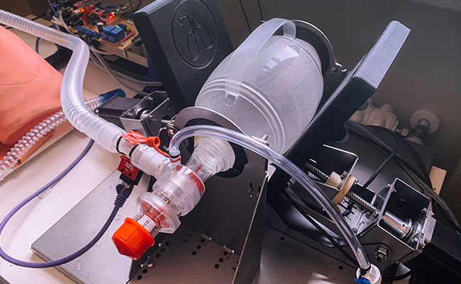 fully-functional lung ventilator ran by a team of Italian engineers based in Turin