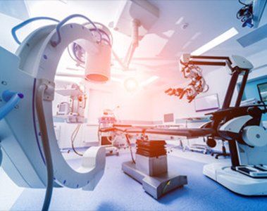 Industrial X-Ray machine with robot arm
