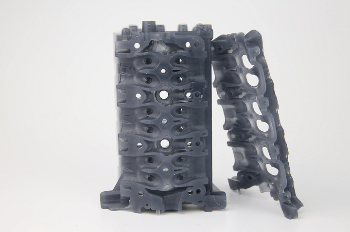 prototype grey engine block