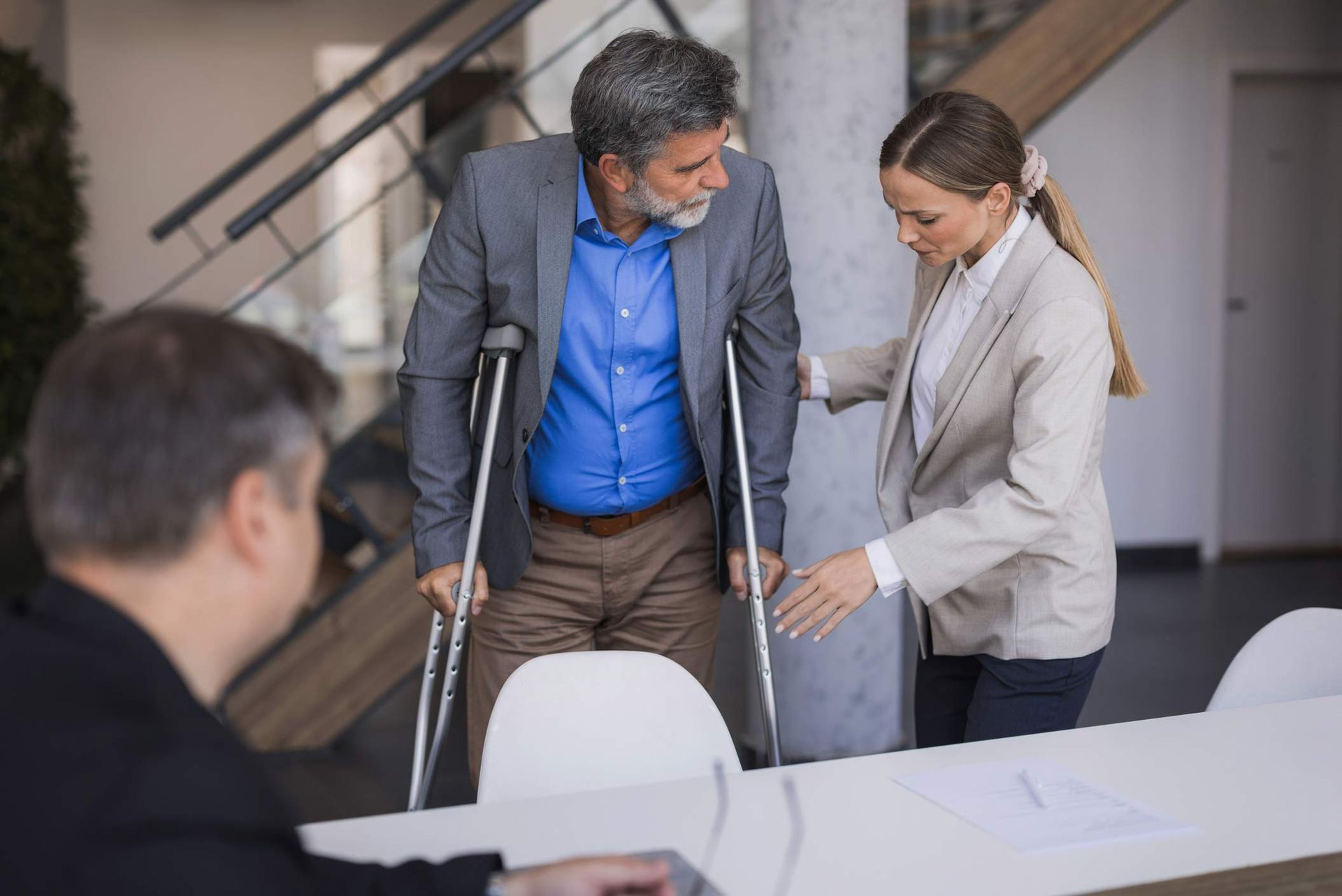 Workplace physical injury or temporary disability
