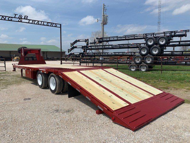 EZ-Haul Red Dove Tail Trailer