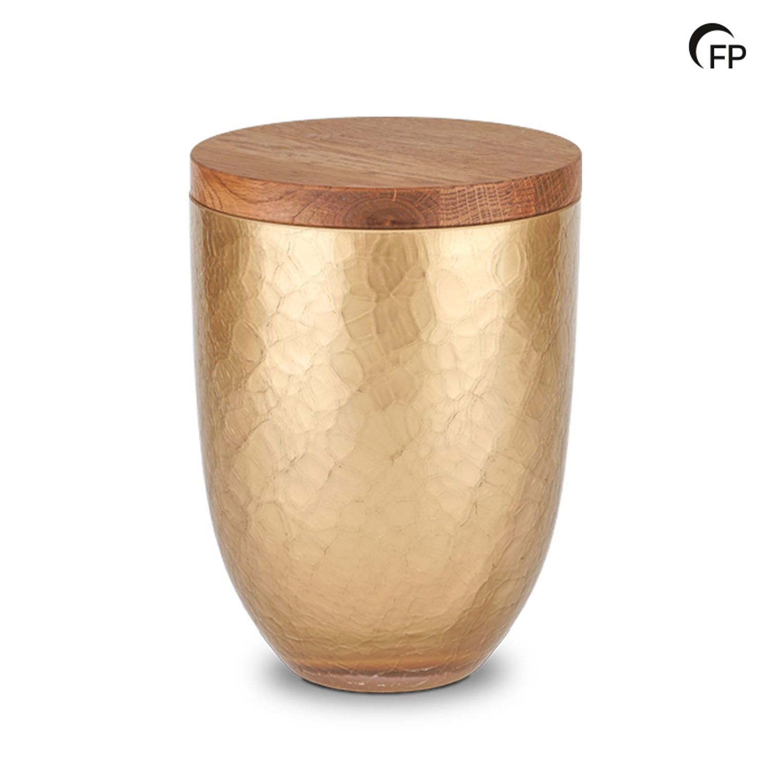 Glazen urn Oak Crackel