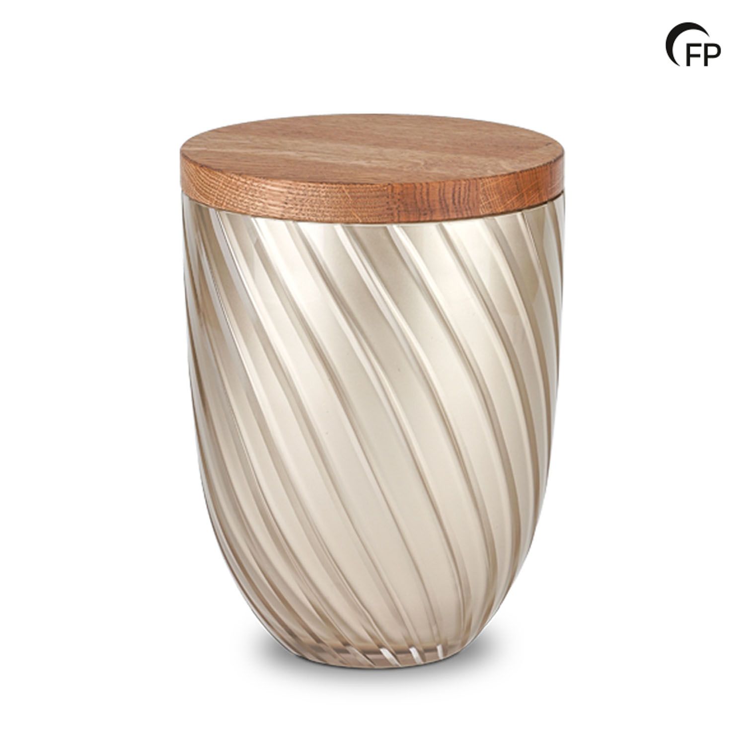 Glazen urn Oak Serenity