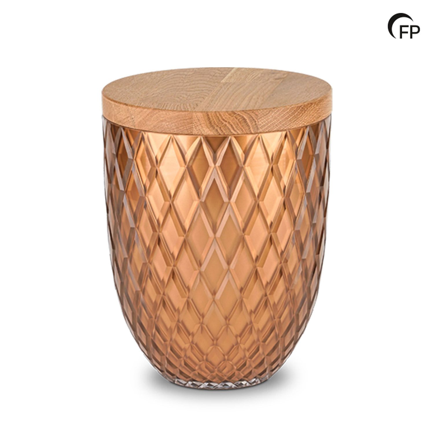 Glazen urn Oak Harmony