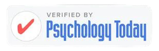 The logo for psychology today is verified by psychology today