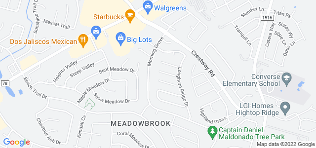 Map of business location