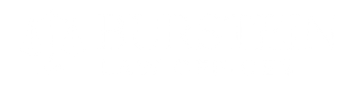 Logo for Burstein Law Offices: Lady Justice silhouette, scales, and sword, with surrounding laurel wreath and text.