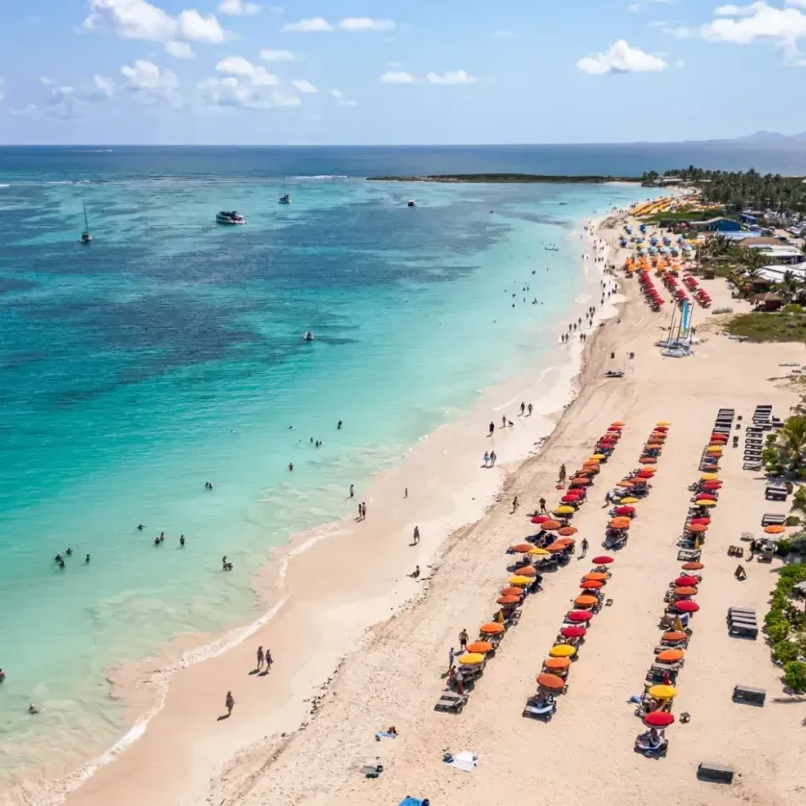 Orient Beach in Saint-Martin