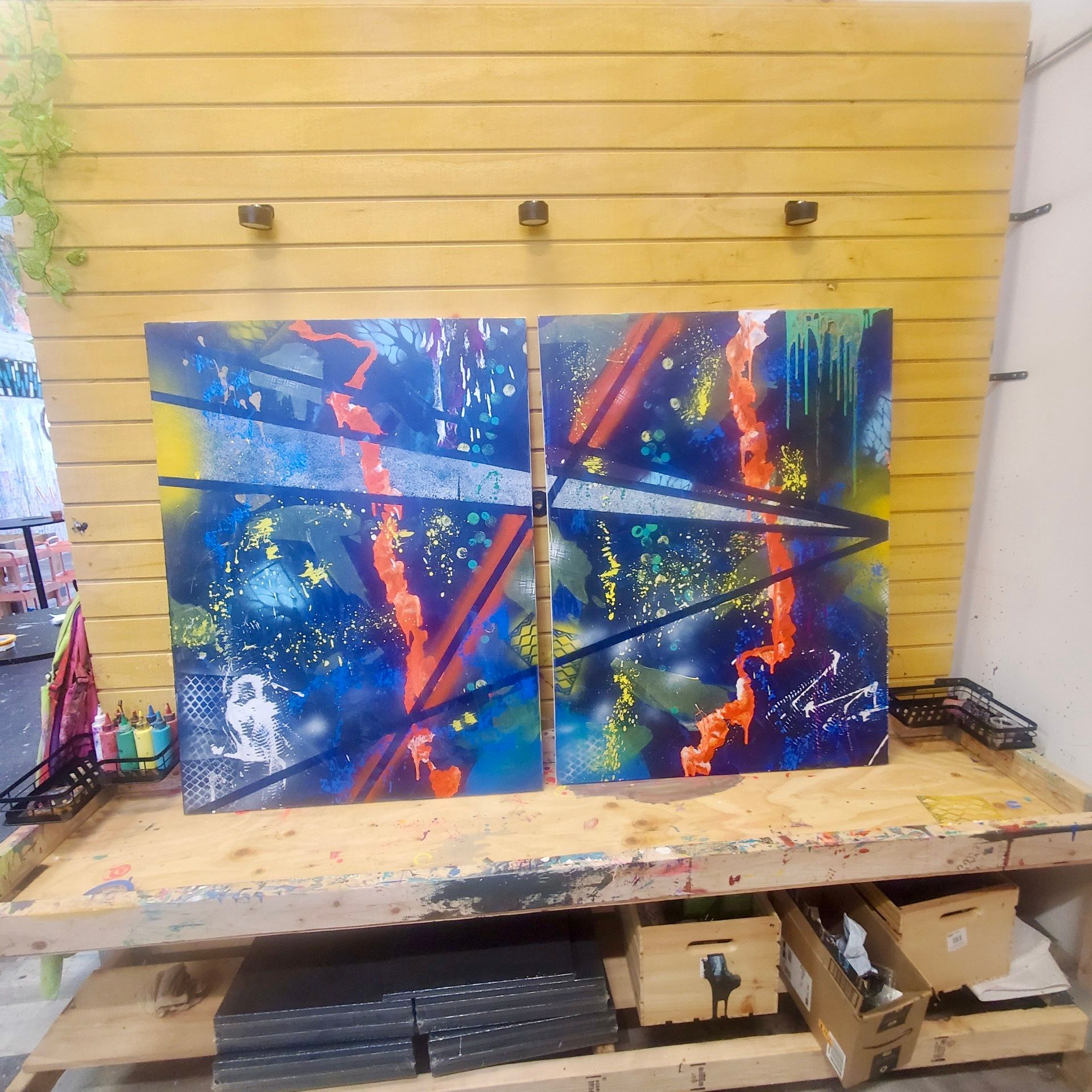 Corporate Event Painting Party Los Angeles | Splat Action Art Studio