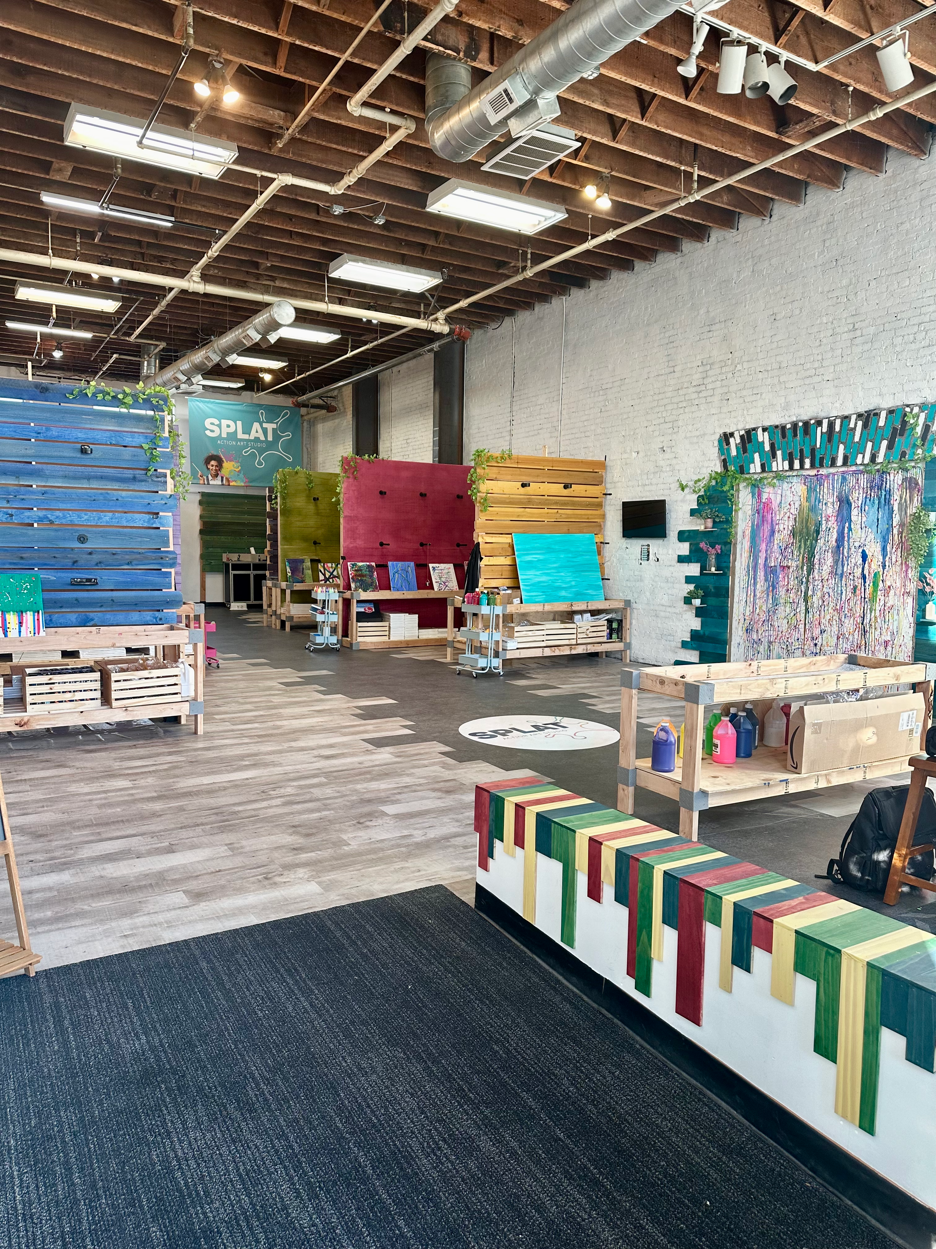 splatter painting in South Pasadena