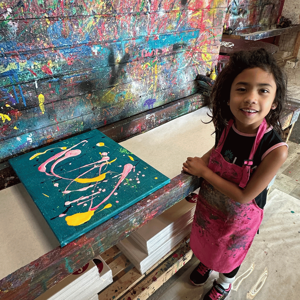 fundraising painting at Splat