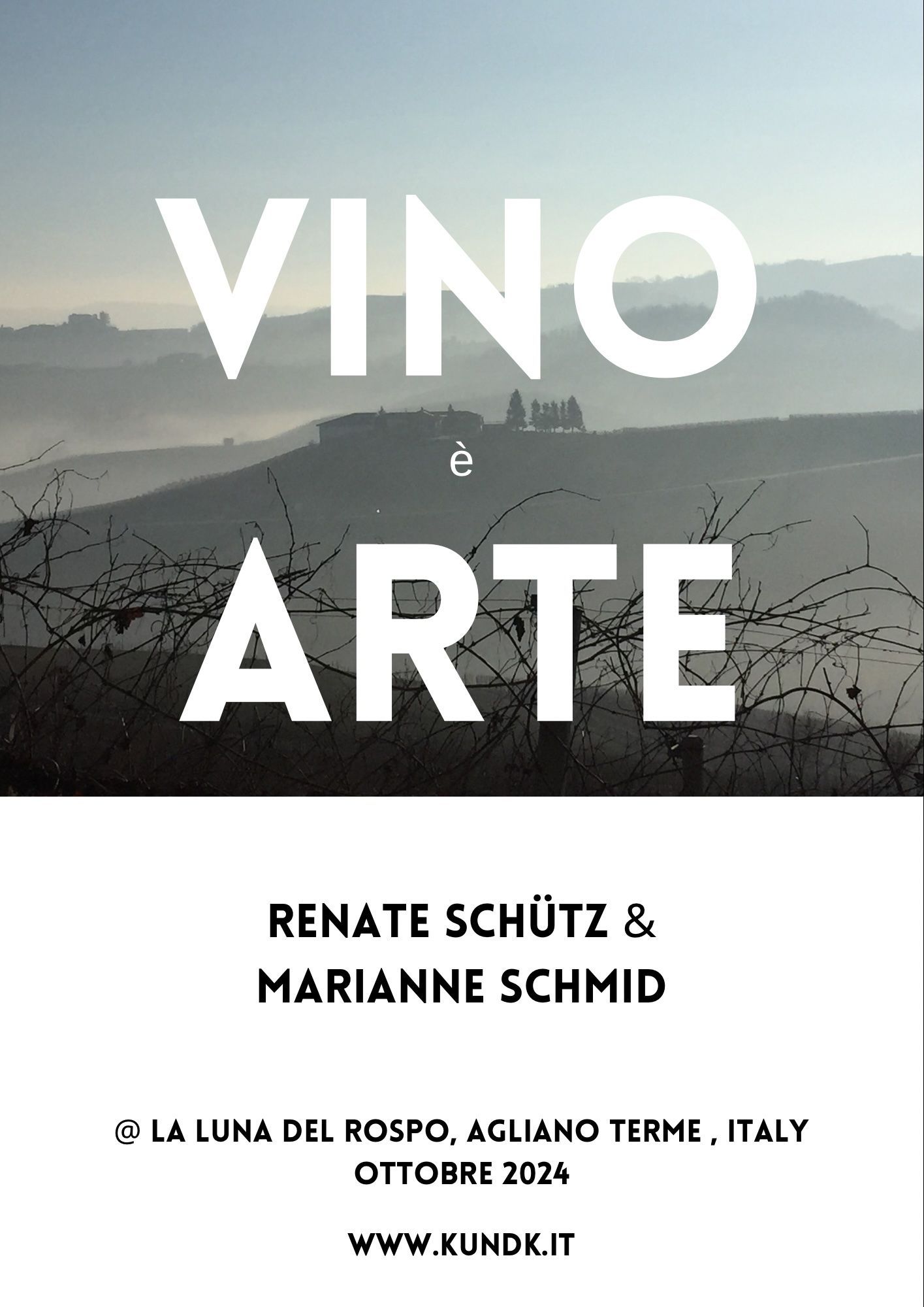 Bottiglie di vino etichettate con l'annata 2018