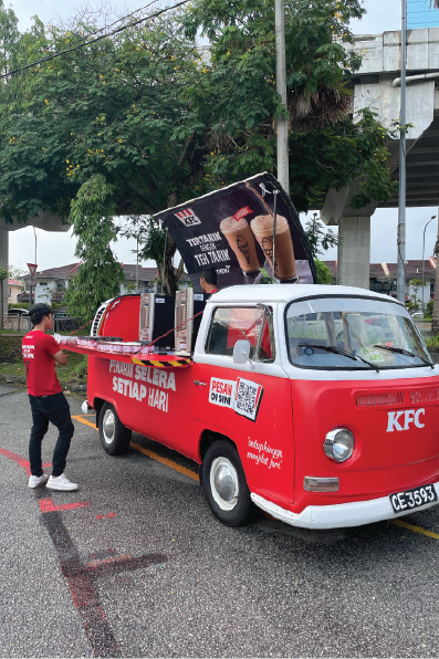 KFC Breakfast Campaign 2023 roadshow event managed by Hardcore Solutions in Malaysia