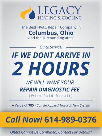 Legacy Heating & Cooling promotion