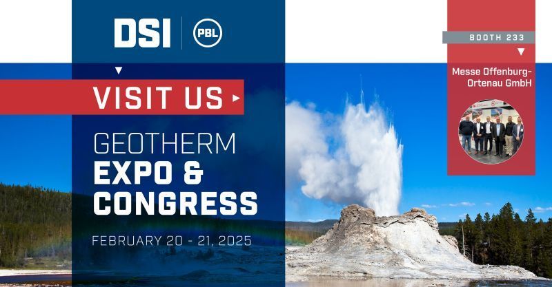A poster that says visit us geothermal expo & congress