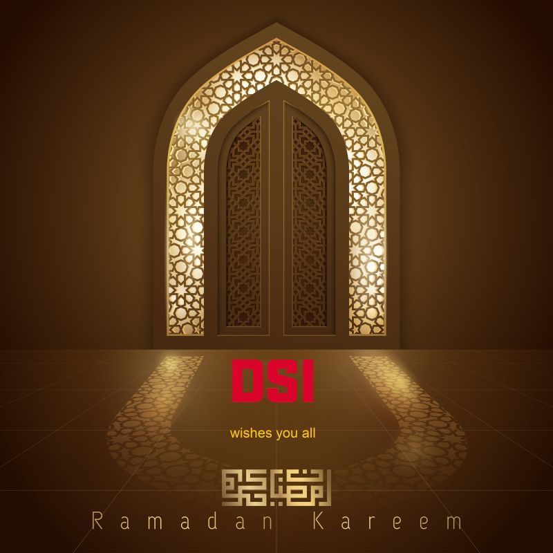 A greeting card for ramadan kareem wishes you all