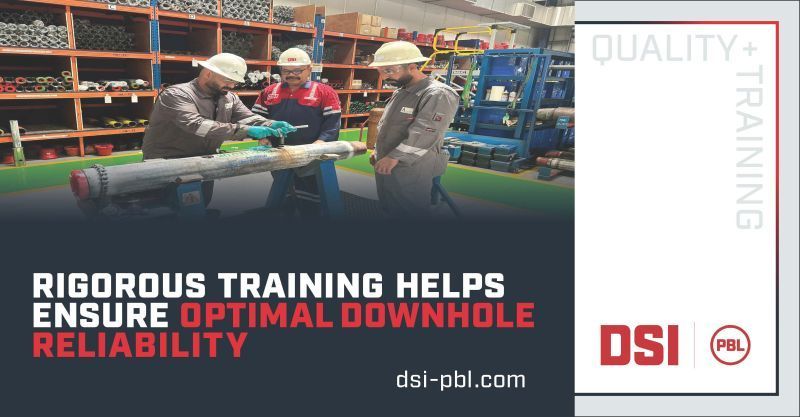 An advertisement for rigorous training helps ensure optimal downhole reliability