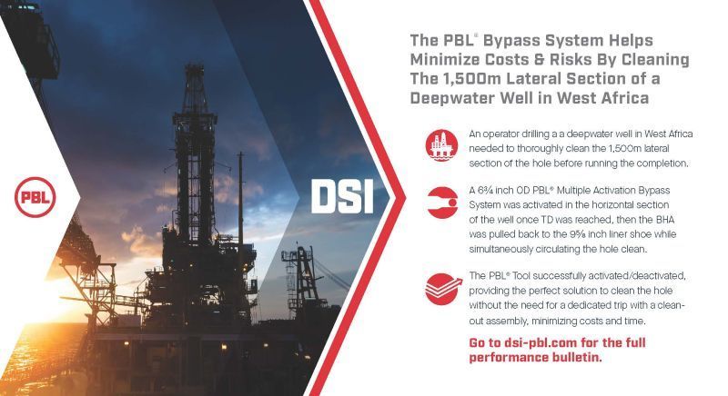 A brochure for a deepwater well in west africa