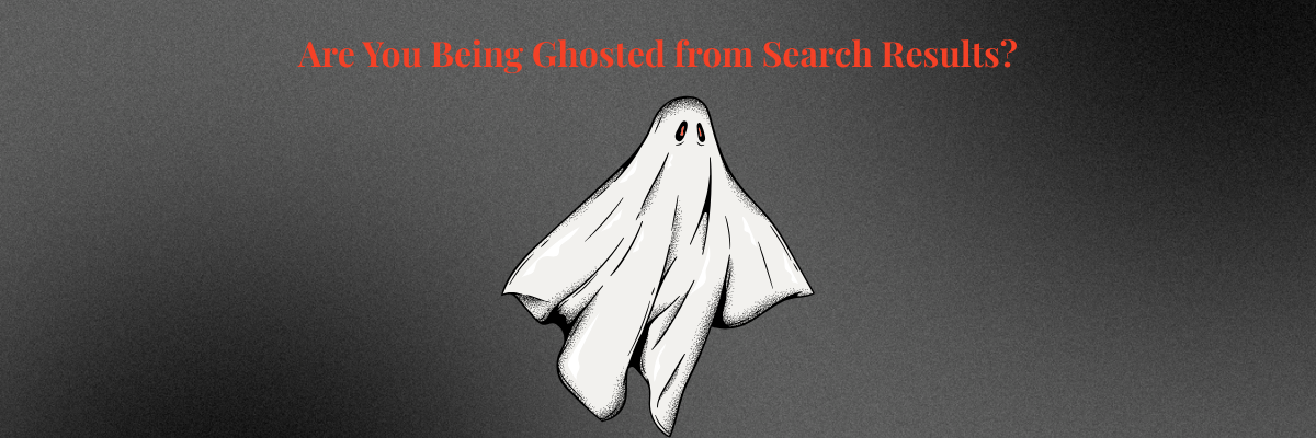 Picture of a ghost floating on a dark background