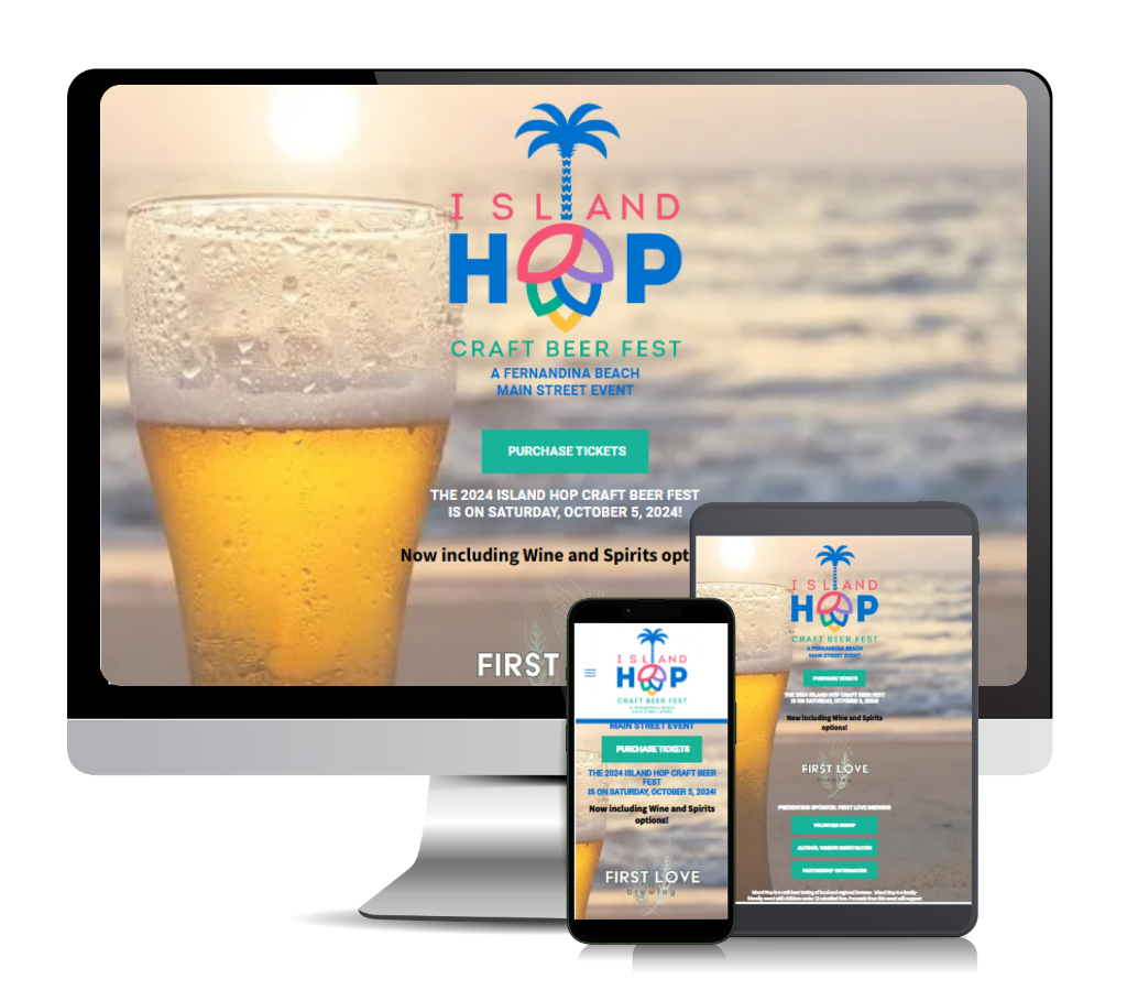 Fernandina Beach Island Hop Craft Beer Fest Home page
