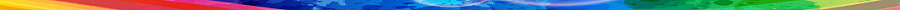 Abstract rainbow-colored strip on a white background