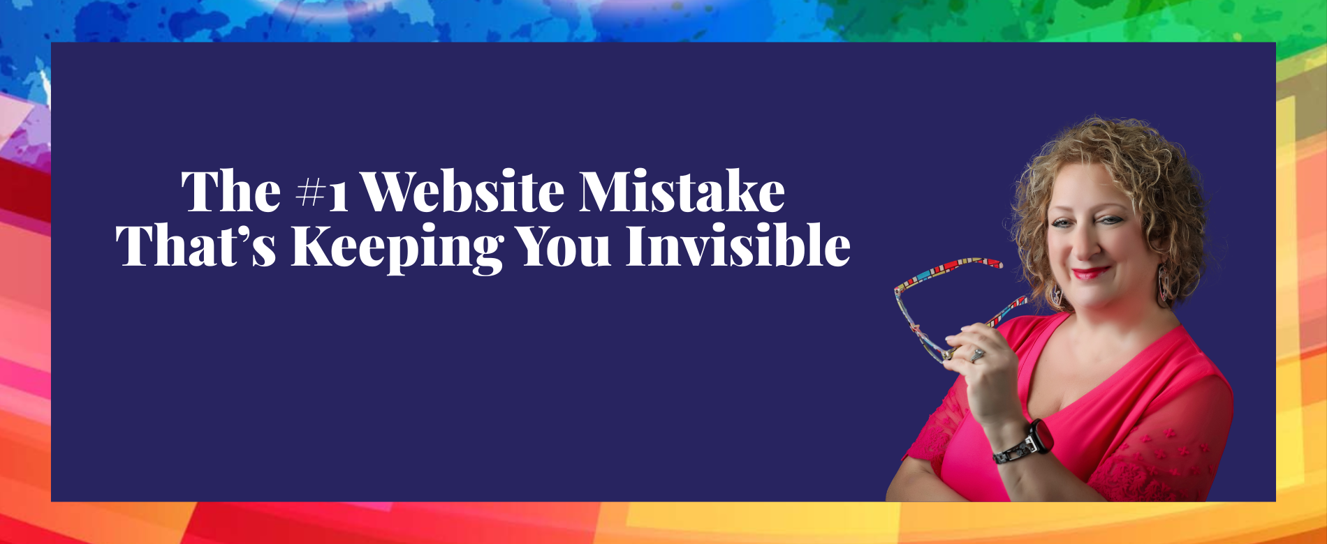 The #1 Website Mistake banner