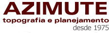Logo Azimute Topografia e Planejamento