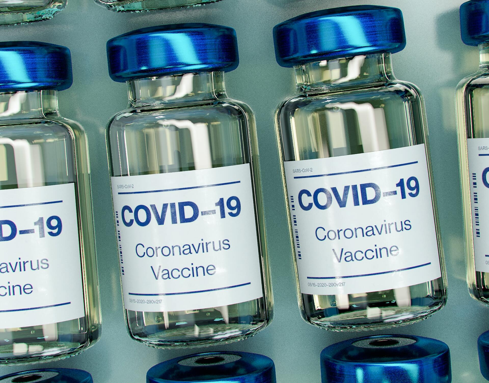 COVID vaccine vials