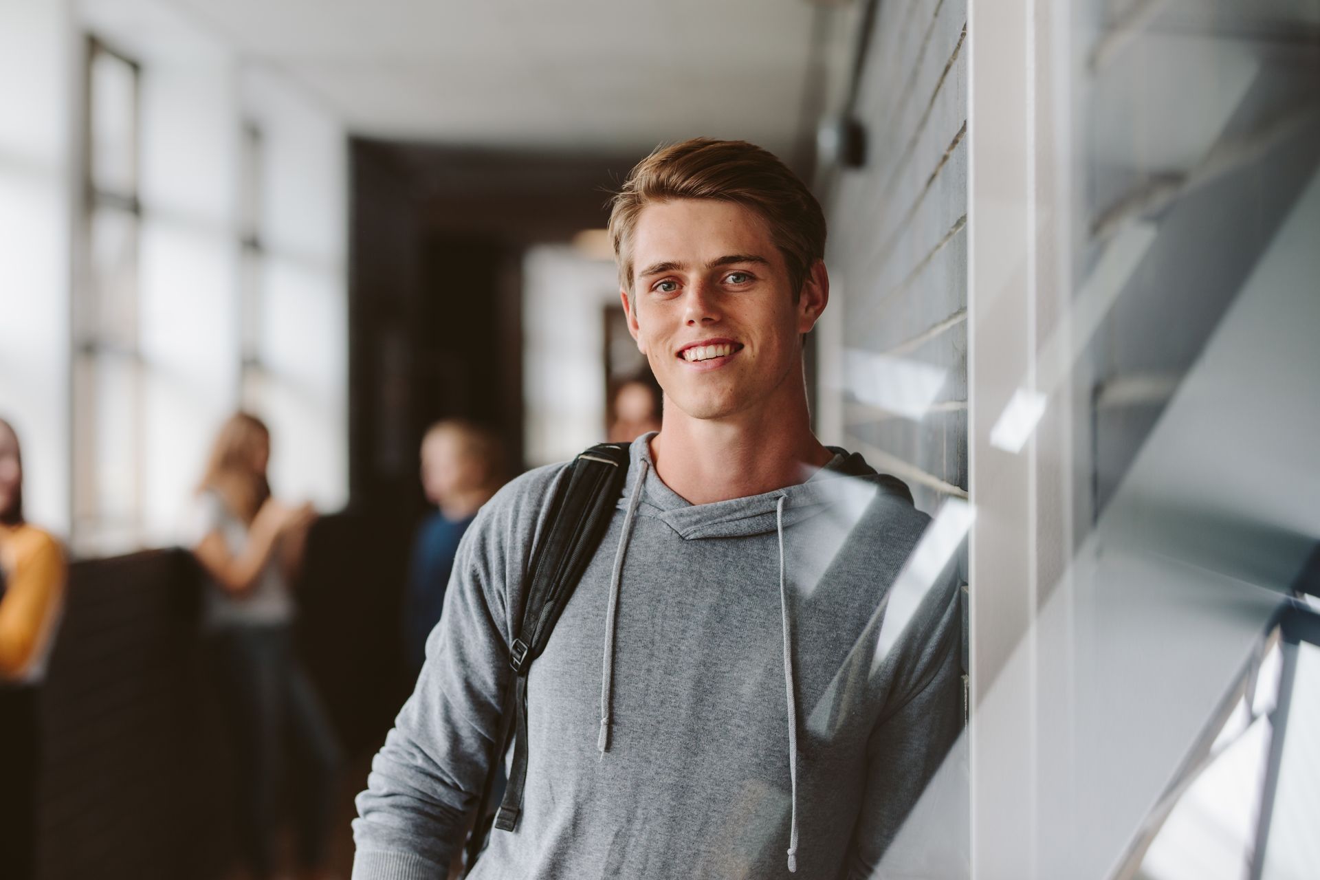teenager at school