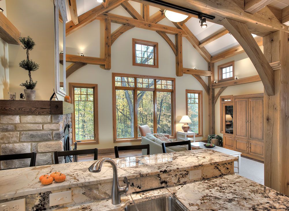 A kitchen with granite counter tops and a sink.