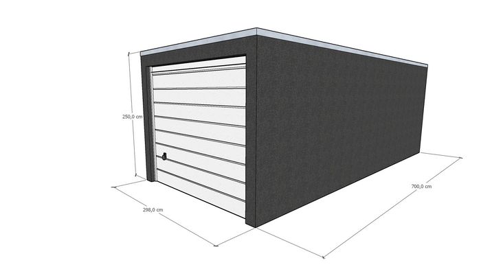 Garagebox van 7 meter bij Garagebox Hoogeveen