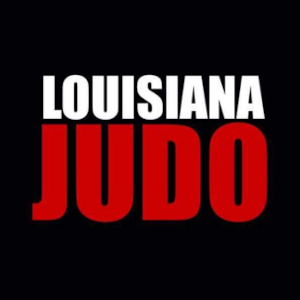 Louisiana judo logo on a black background