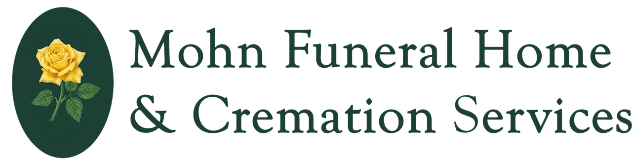 The logo for sample funeral home is shown on a white background.