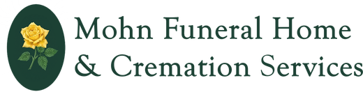 The logo for sample funeral home is shown on a white background.