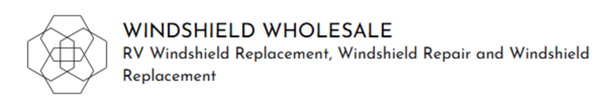 Windshield Wholesale logo with stylized windshield icon and repair/replacement text