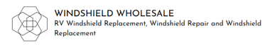 Windshield Wholesale logo with stylized windshield icon and repair/replacement text
