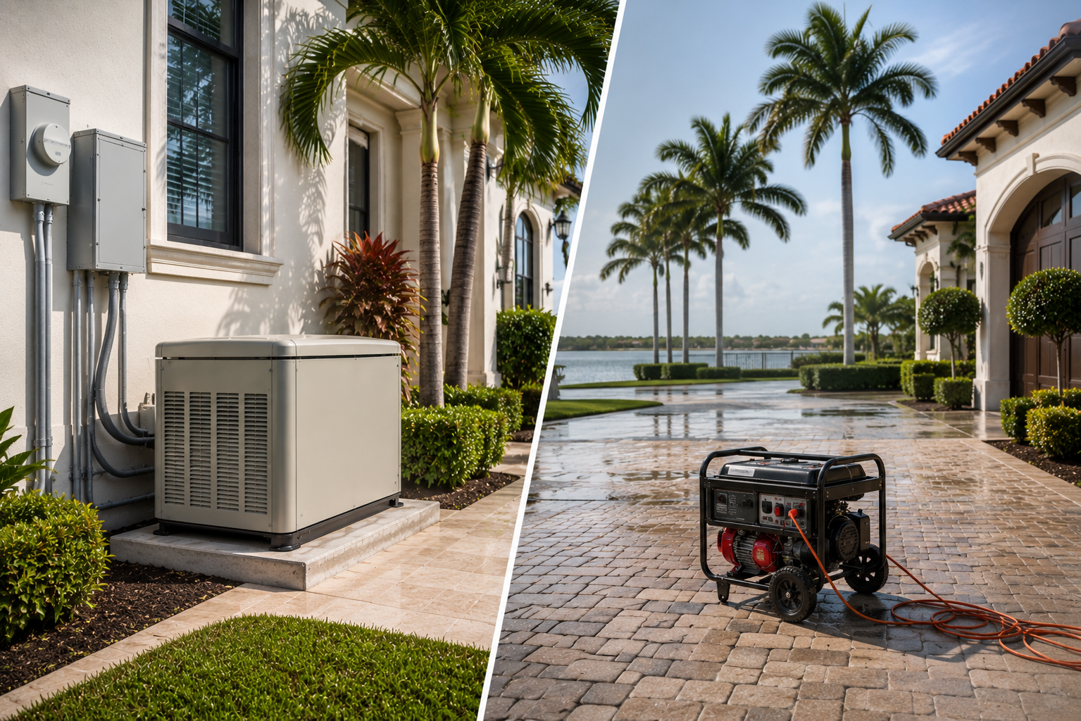 Standby Generator vs Portable Generator