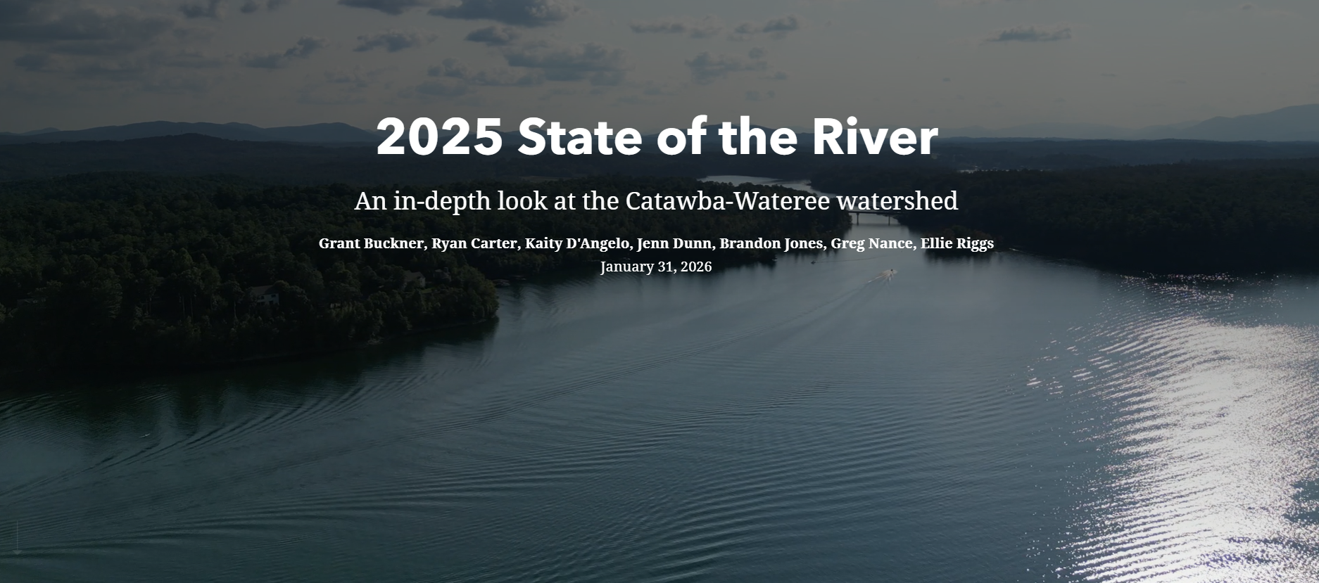 View 2025 State of the River Report