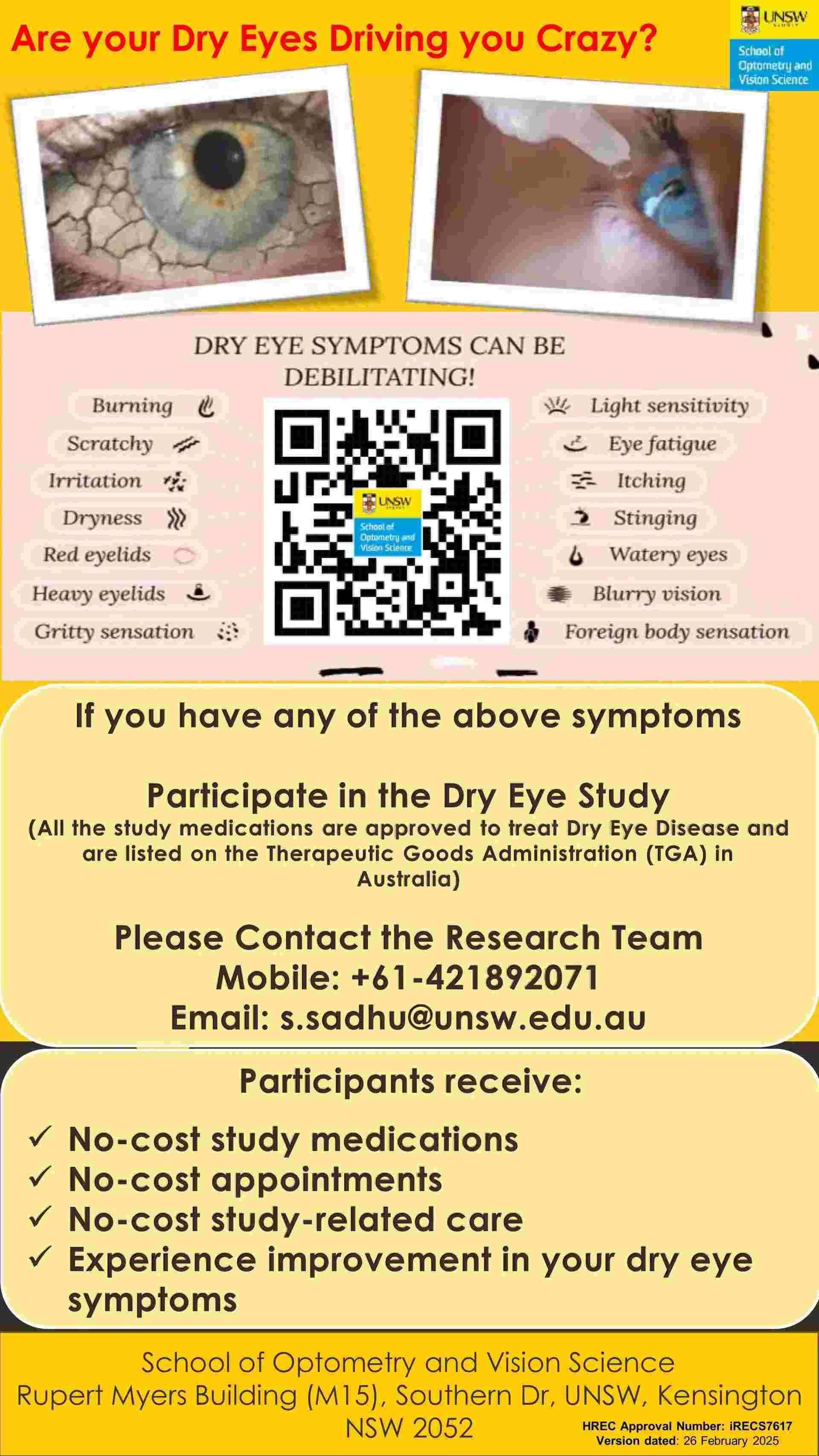 UNSW flyer