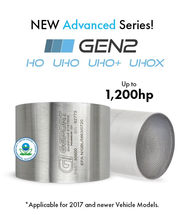 G-Sport GEN2 Advanced Cores 50200, 85200, 85500, 85600 EPA Verified