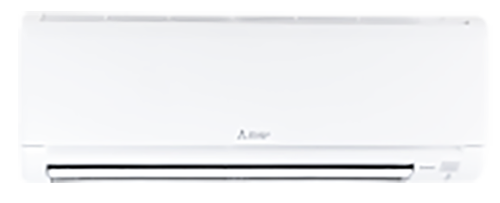 White Mitsubishi air conditioner.