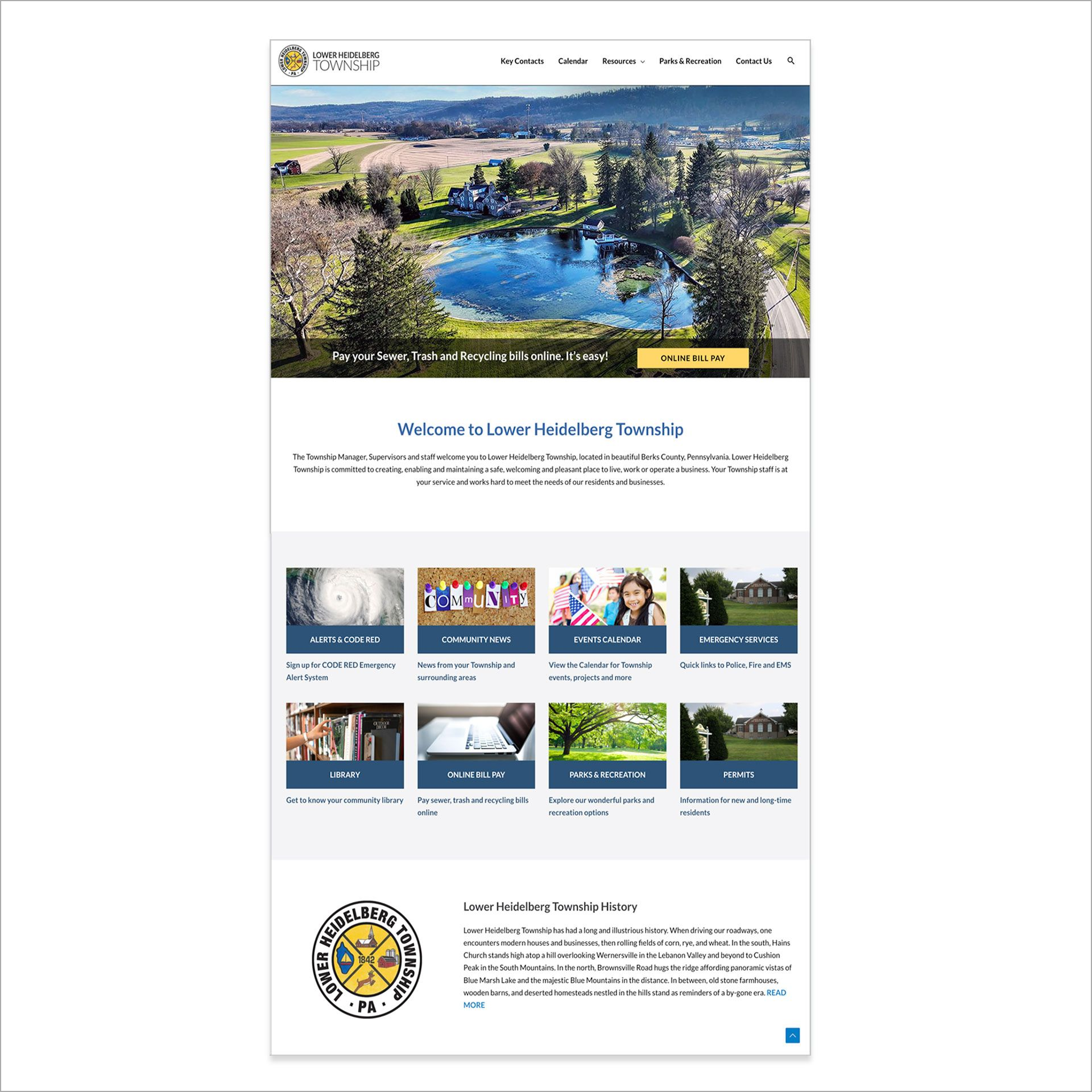 Lower Heidelberg Township website