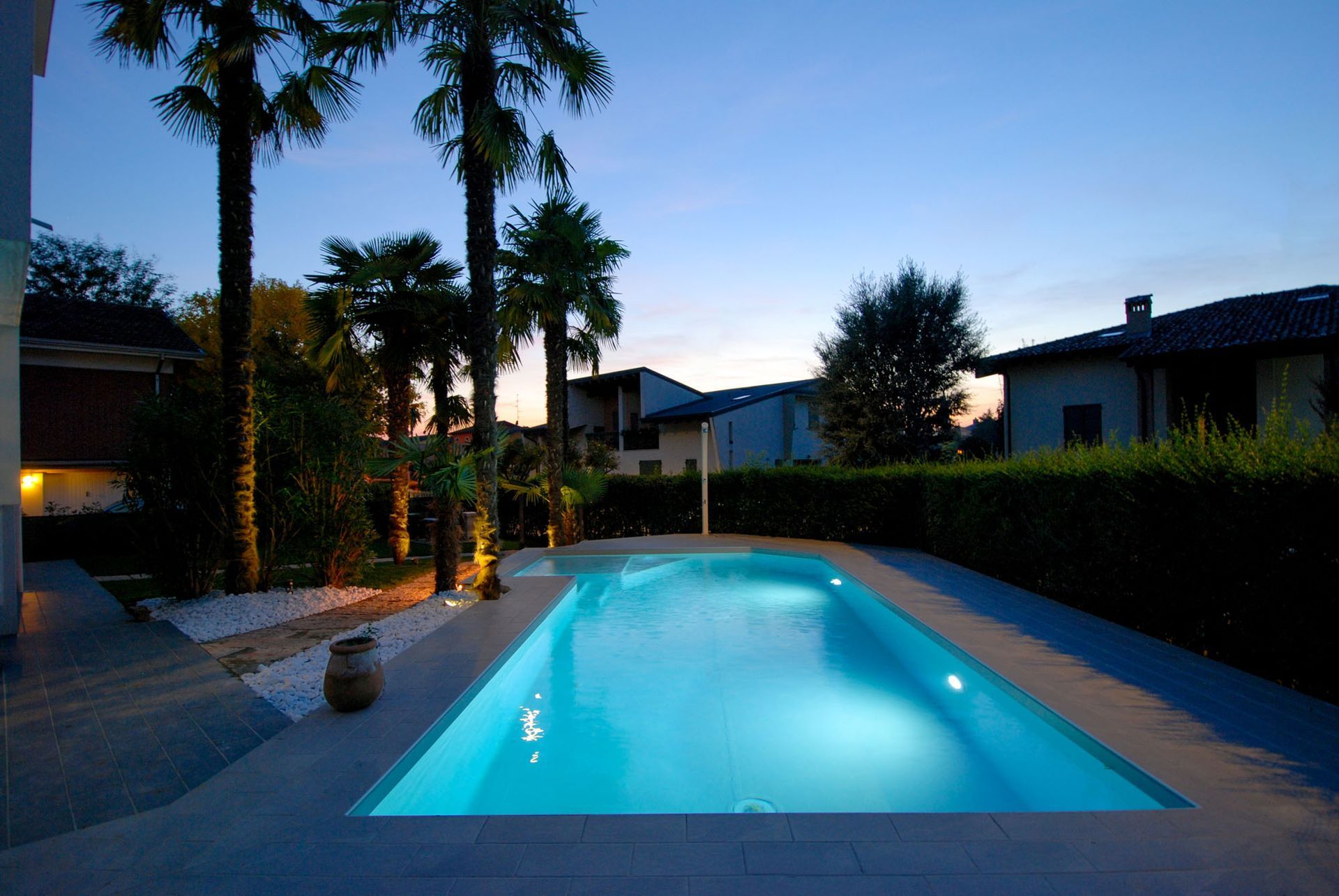 ristrutturazione villa con piscina