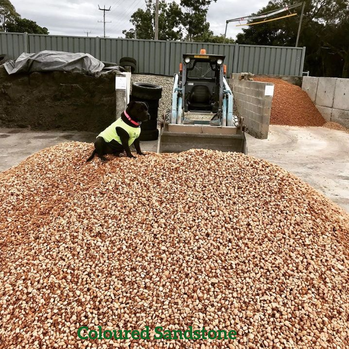 Coloured Sandstone — Landscaping Supplies in Maclean, NSW