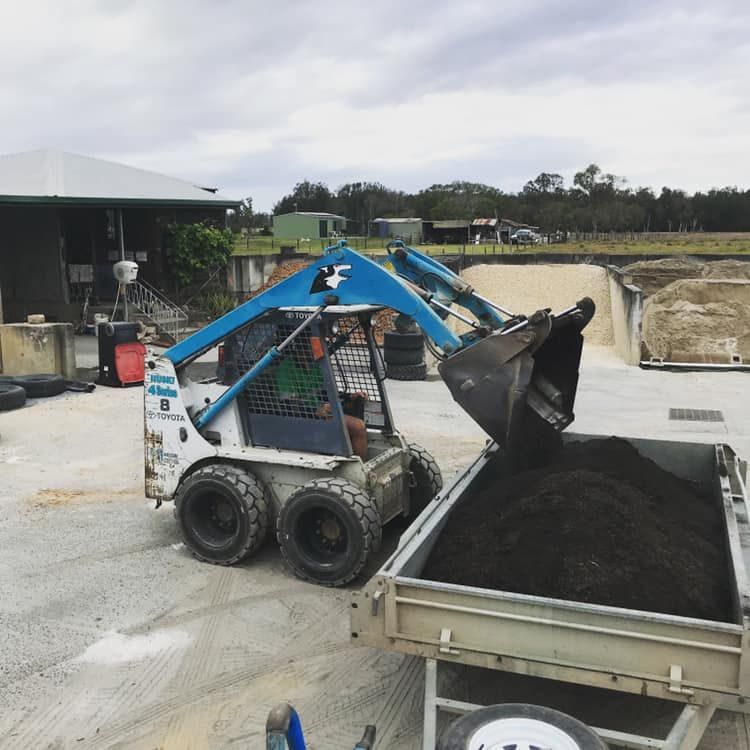 Transferring Organic Soil — Landscaping Supplies in Maclean, NSW