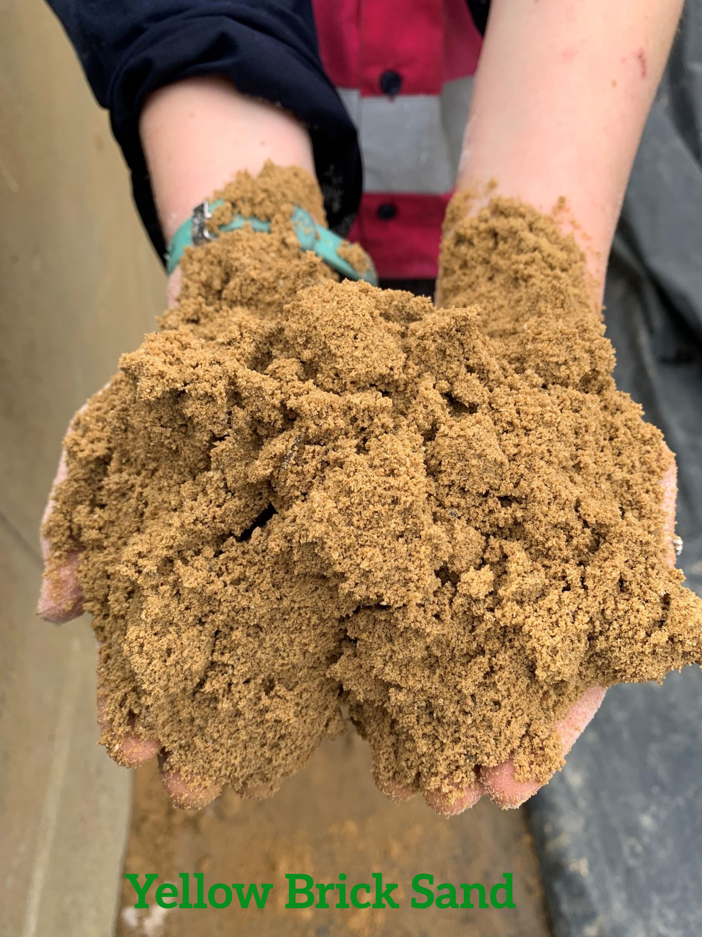Yellow Brick Sand — Landscaping Supplies in Maclean, NSW