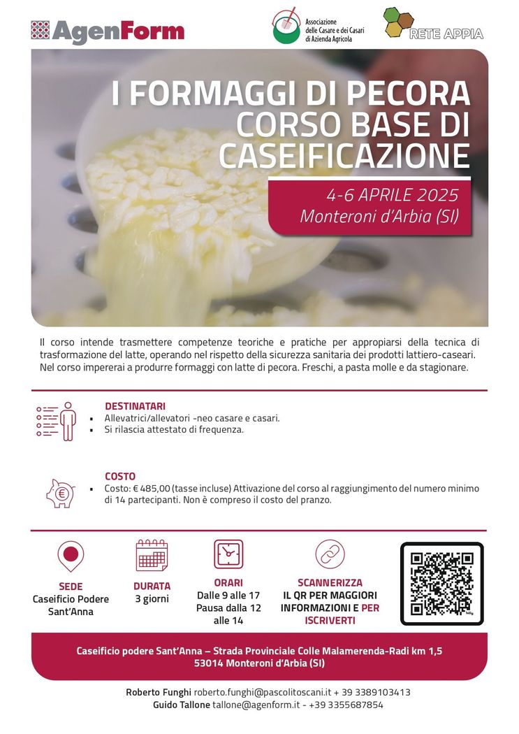 corso di caseificazione