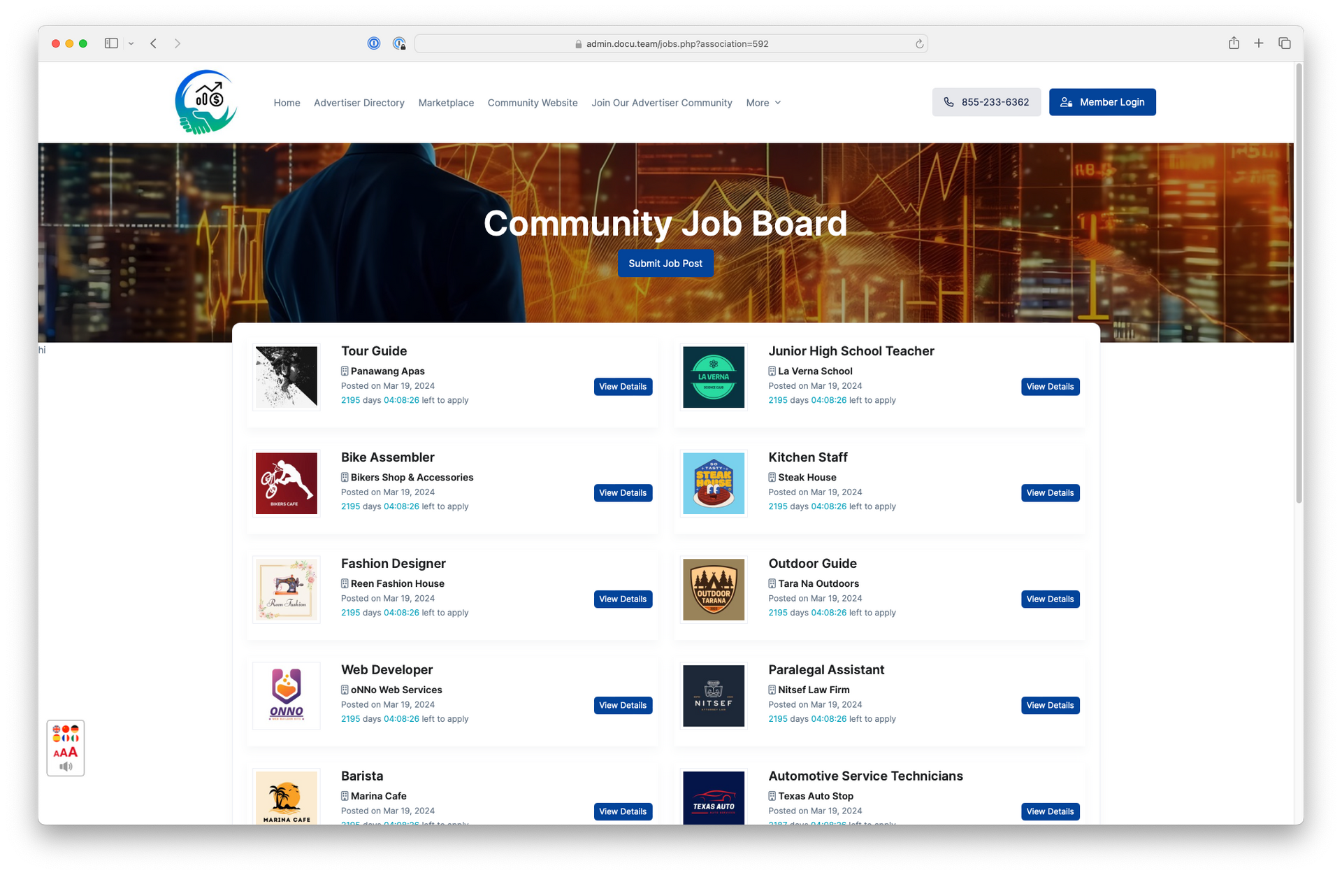 Community Job Board