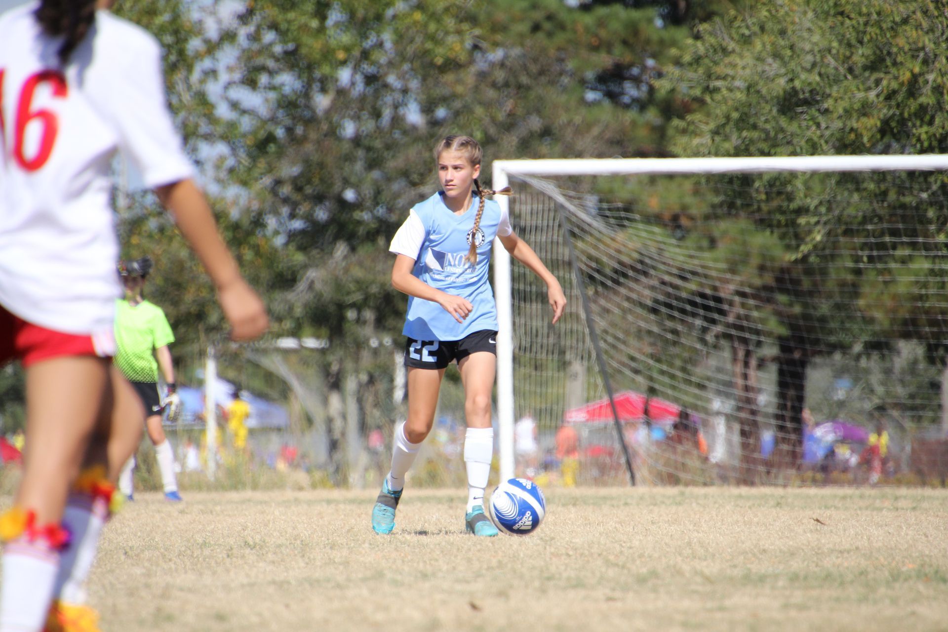 Youth female soccer player for Mandeville Soccer Club