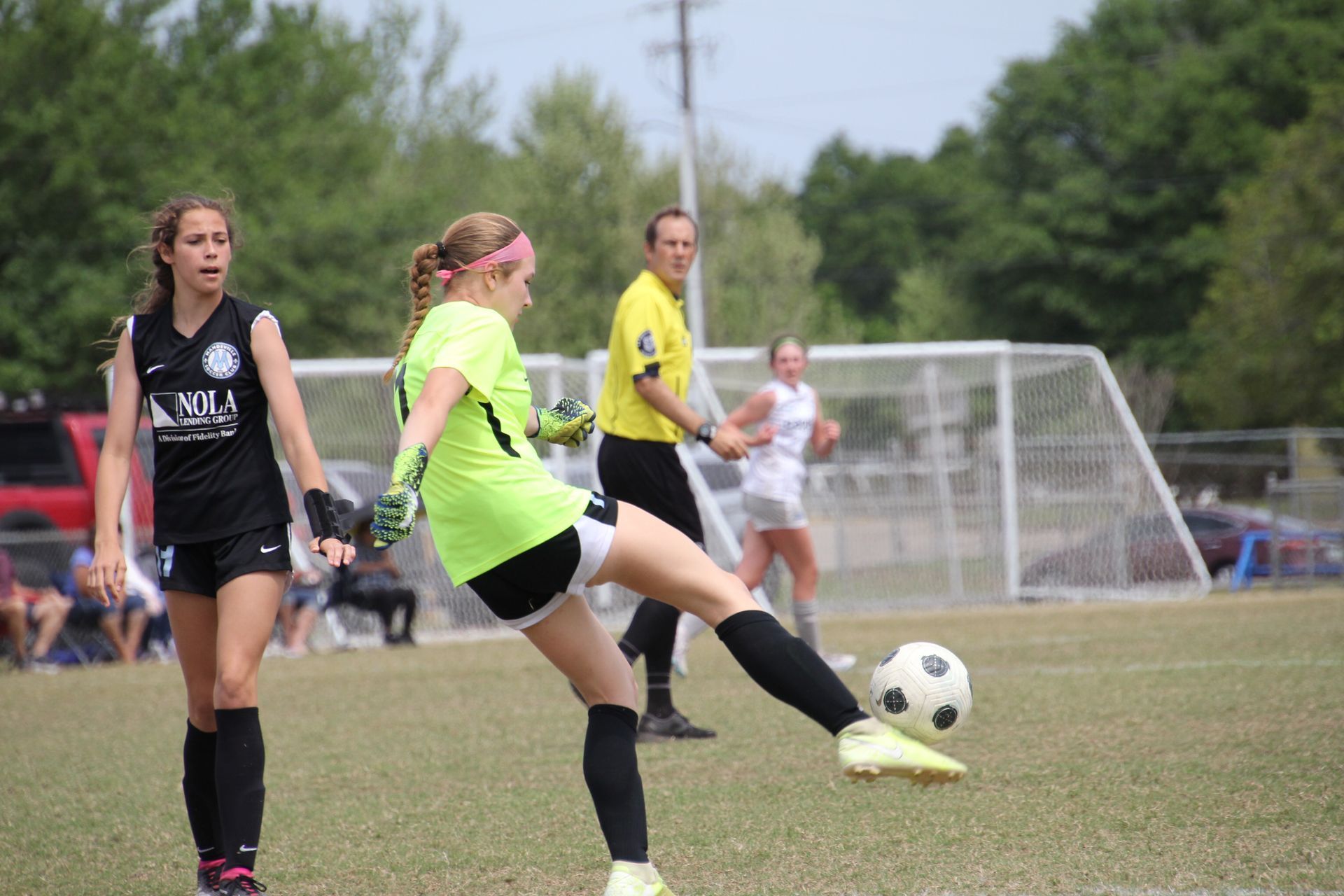 Youth goalkeeper for Mandeville Soccer Club